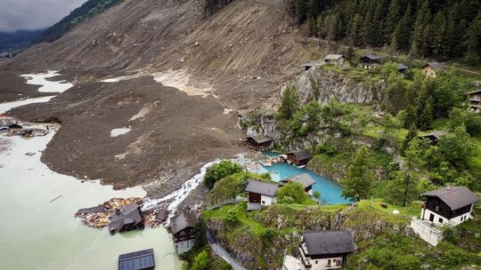 Bergsturz im Wallis