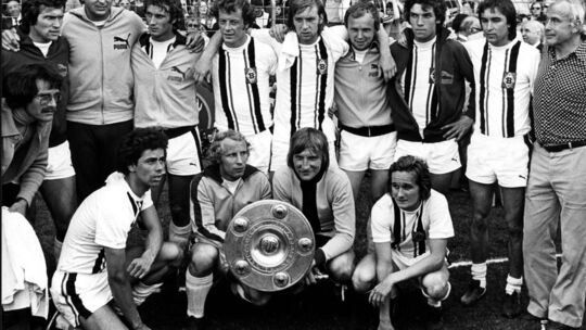 Mannschaftsfoto Borussia Mönchegladbach 1975