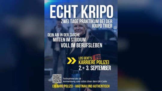 Flyer der Kripo Trier