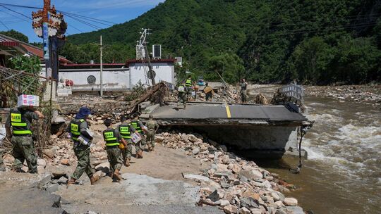 Überschwemmungen in China