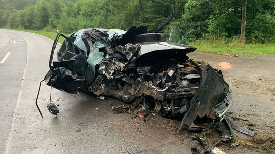 Betrunkener wird bei Unfall leicht verletzt