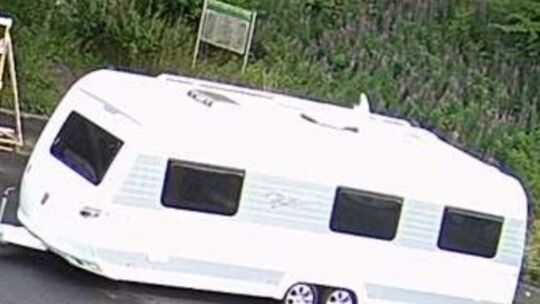 Lichtbild entwendeter Wohnwagen Lichtbild entwendeter Wohnwagen