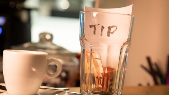 Trinkgeldglas