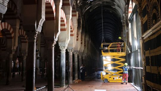 Brand in berühmter Moschee-Kathedrale von Cordoba