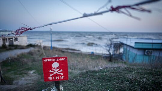 MInengefahr in der Ukraine