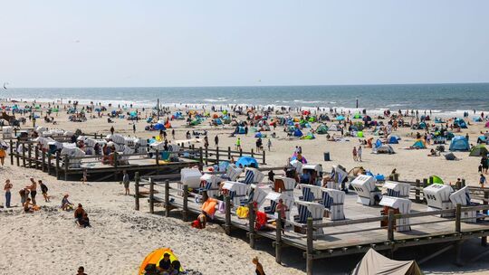 Sonne an der Nordsee