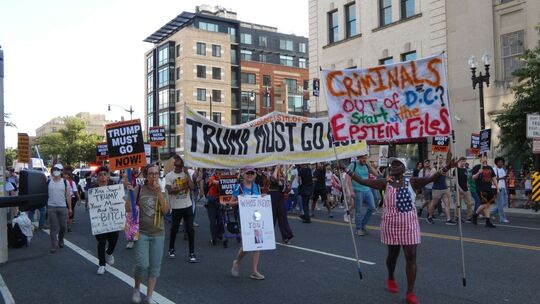 US-Regierung - Protest in Washington