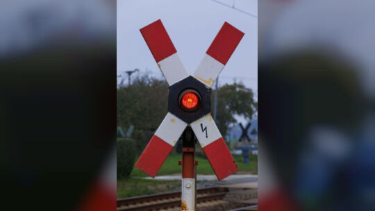 Unfall an Bahnschranke