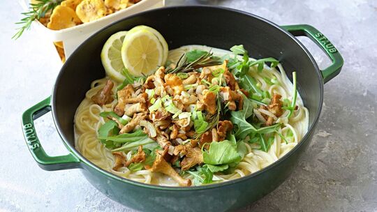 Linguine mit Pfifferlingen