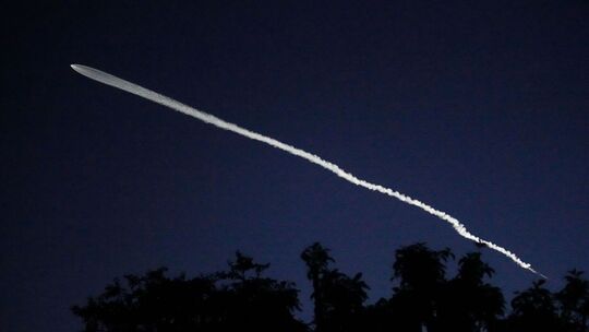 Start einer SpaceX Falcon 9-Rakete