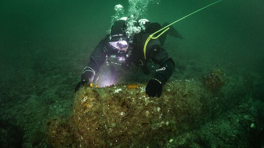 Kanonen vor Helgoland