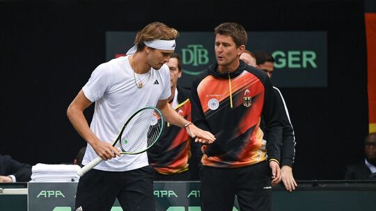 Alexander Zverev und Michael Kohlmann