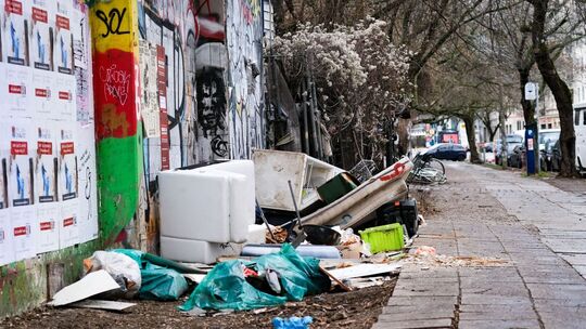Illegale Müllhaufen sind in vielen Städten ein Problem