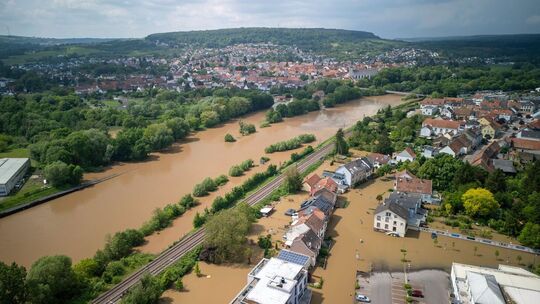 Hochwasser im Saarland 2024 - Kleinblittersdorf