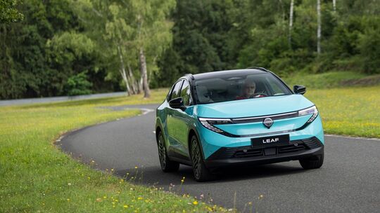 Frontansicht Nissan Leaf