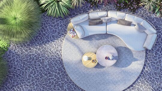 Outdoorsofa von Zebra