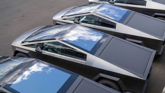 "Cybertrucks" von Tesla