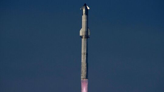 Raumschiff Starship von SpaceX absolviert Testflug