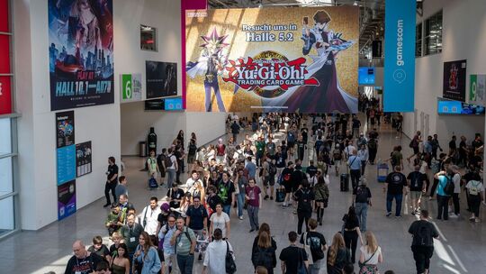 Besucher auf der Gamescom 2025