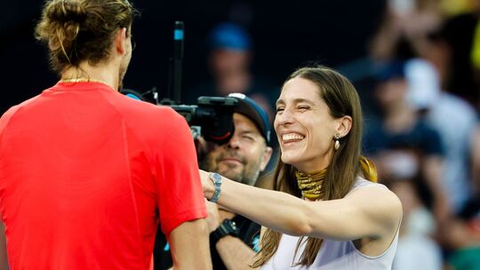 Alexander Zverev und Andrea Petkovic