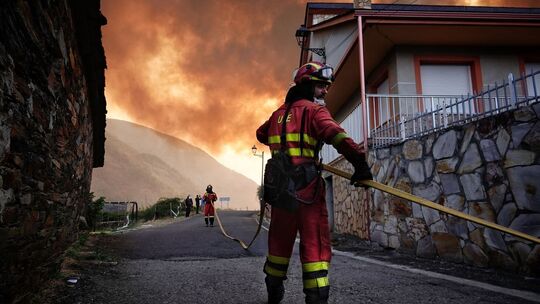 Waldbrände in Spanien