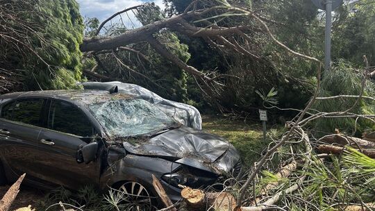 Unwetter an italienischer Adriaküste