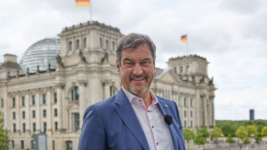 ARD-Sommerinterview mit CSU-Chef Markus Söder
