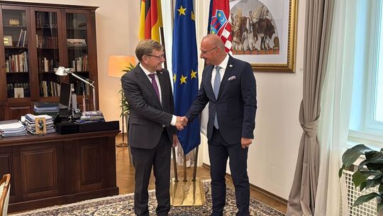 Außenminister Wadephul in Zagreb