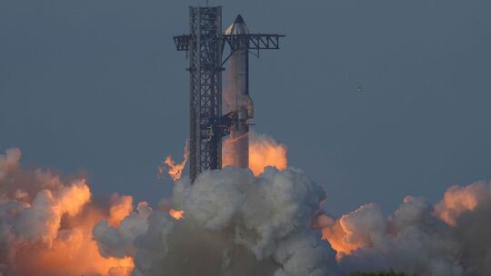 Raketensystem Starship Testflug