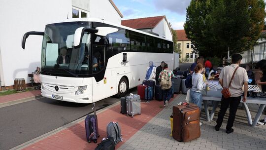 Ankunft von Afghanen mit Aufnahmezusage.