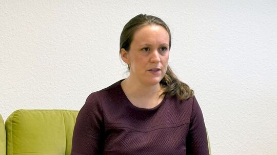 Linken-Landeschefin Rebecca Ruppert