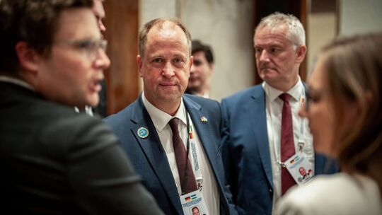 Joachim Stamp in Usbekistan