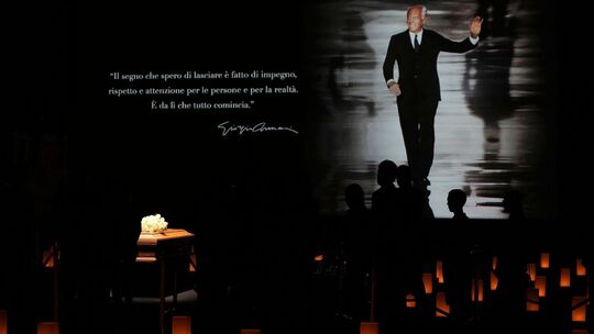 Nach Tod von Modemacher Armani