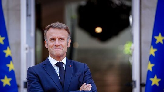 Der französische Staatspräsident Macron