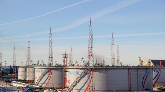 Ölterminal in Russland