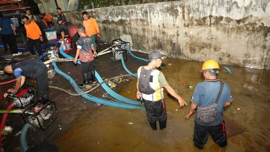 Überschwemmungen auf Bali