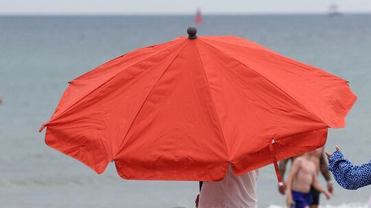Regenwetter an der Ostsee
