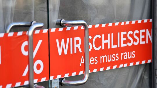 Firmenpleiten in Deutschland