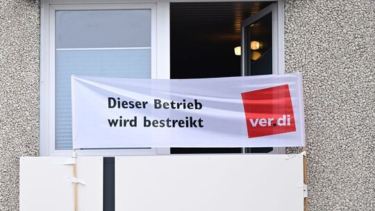 Streik-Banner