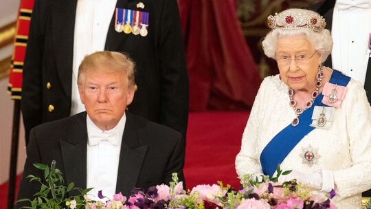 US-Präsident Trump und die Queen