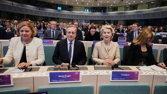 EU - Treffen zum Draghi-Bericht