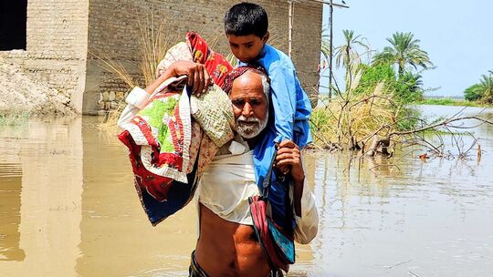 Unwetter in Pakistan