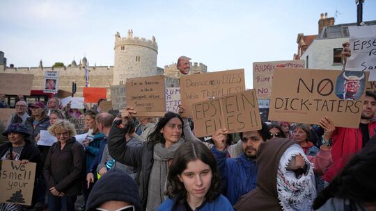 Vor dem Trump Besuch in Großbritannien