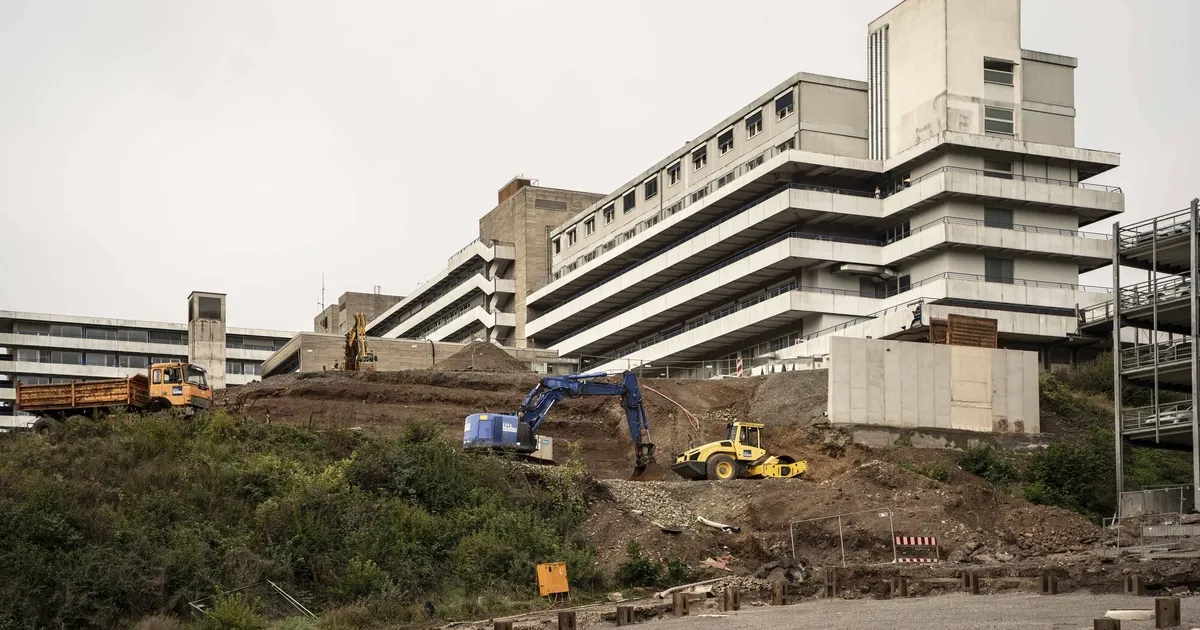 Steht Finanzierung in Frage?: Baustopp an der Großbaustelle Klinikum ...