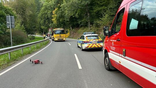 Unfallstelle L 12 Waxweiler