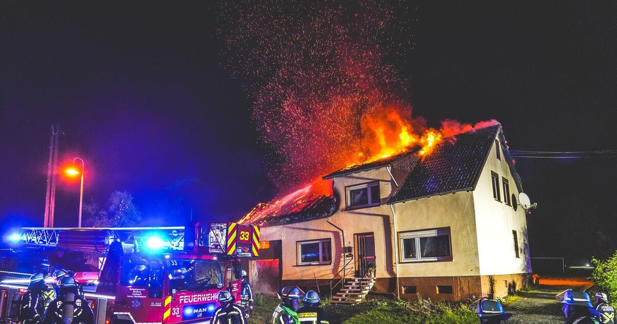 Einsatz am frühen Morgen: Anwesen in Lindenschied wird Opfer der Flammen