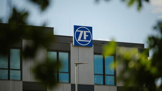 Protestaktion von ZF-Betriebsrat