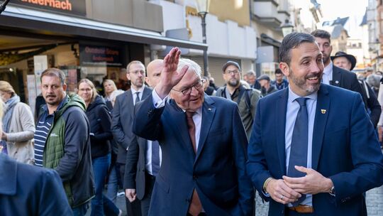 Bundespräsident Steinmeier in Andernach