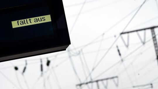 Zugausfälle und Verspätungen im Ruhrgebiet und im Rheinland