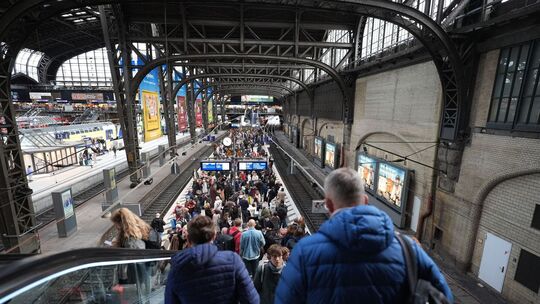 Kabelschaden Hamburger Hauptbahnhof